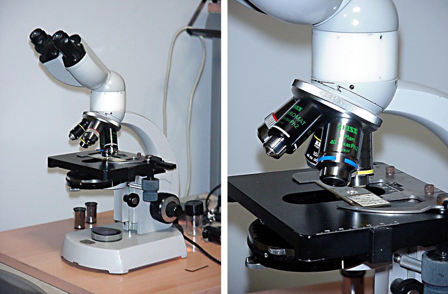 1 microscopio +  binocolo = infinito